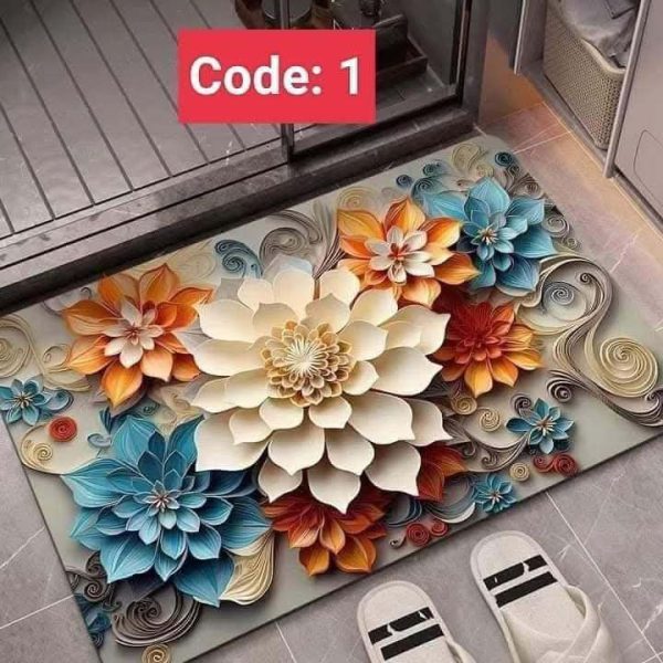 Premium 3D Print Floor Mat- Code: 1