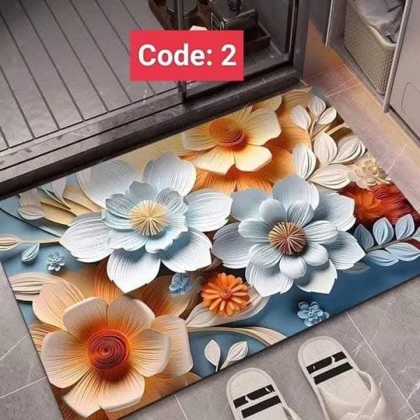 Premium 3D Print Floor Mat- Code: 2